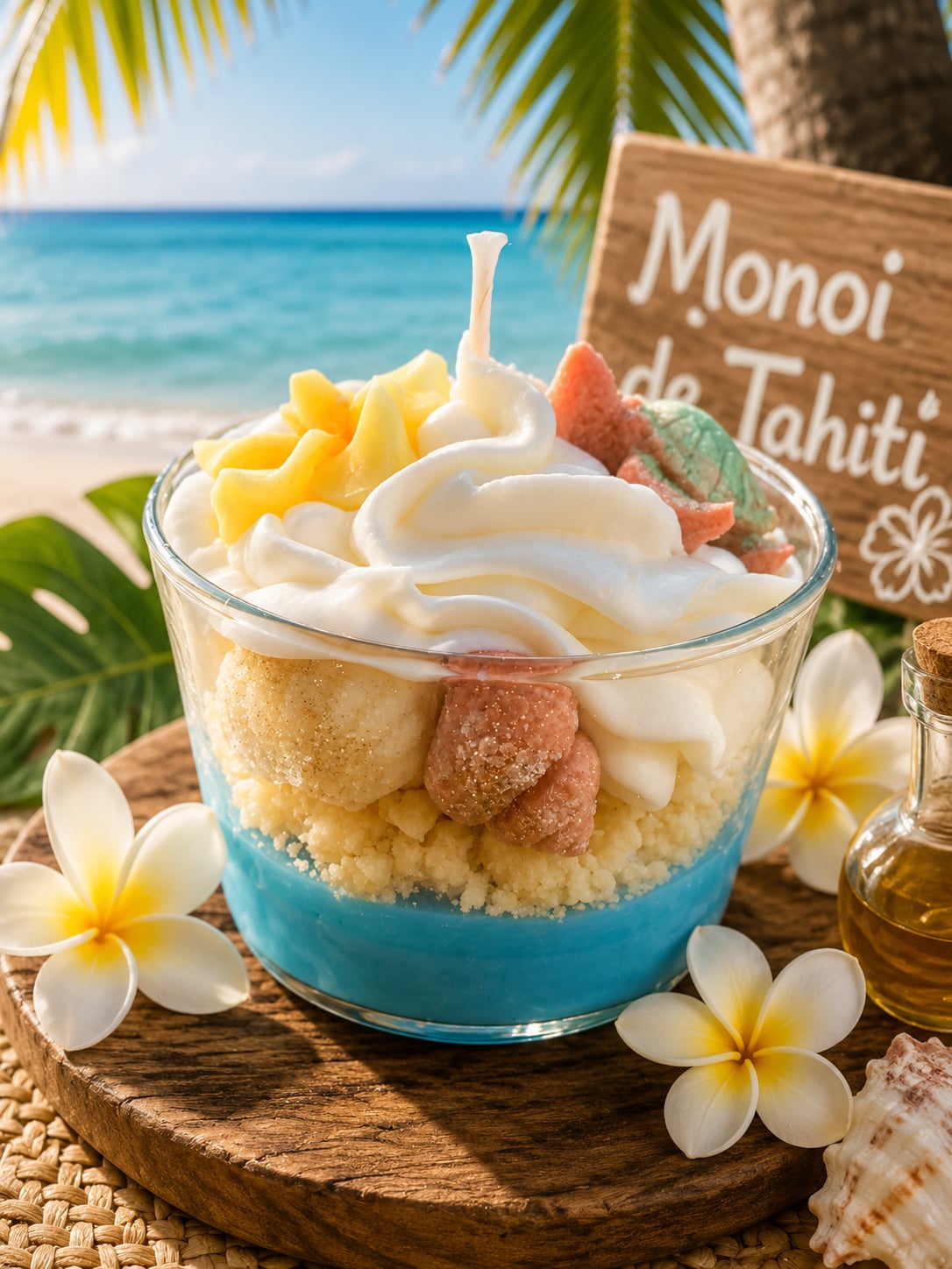 Bougie monoï de tahiti
