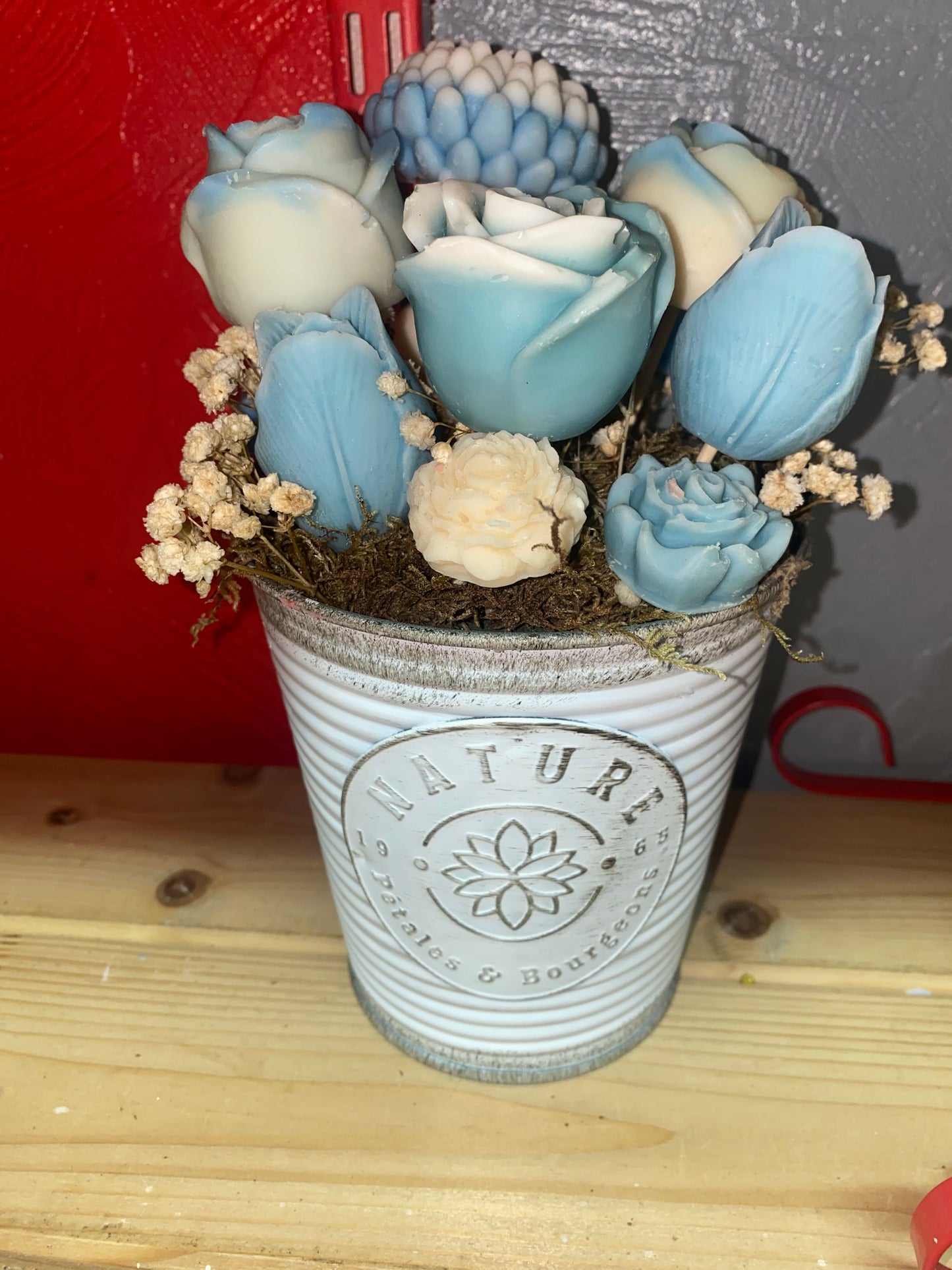 Bouquet bonbon schtroumpfs