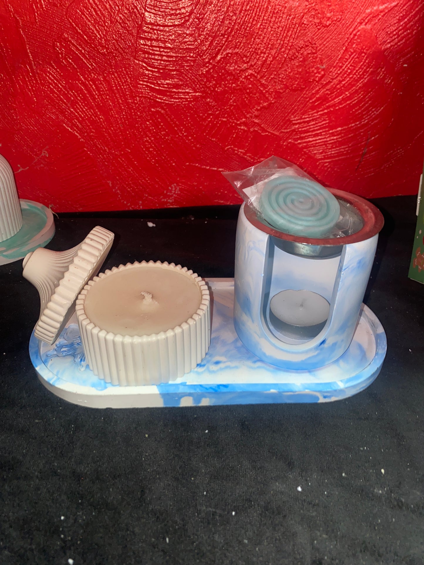 Brûleur + bougie + fondants