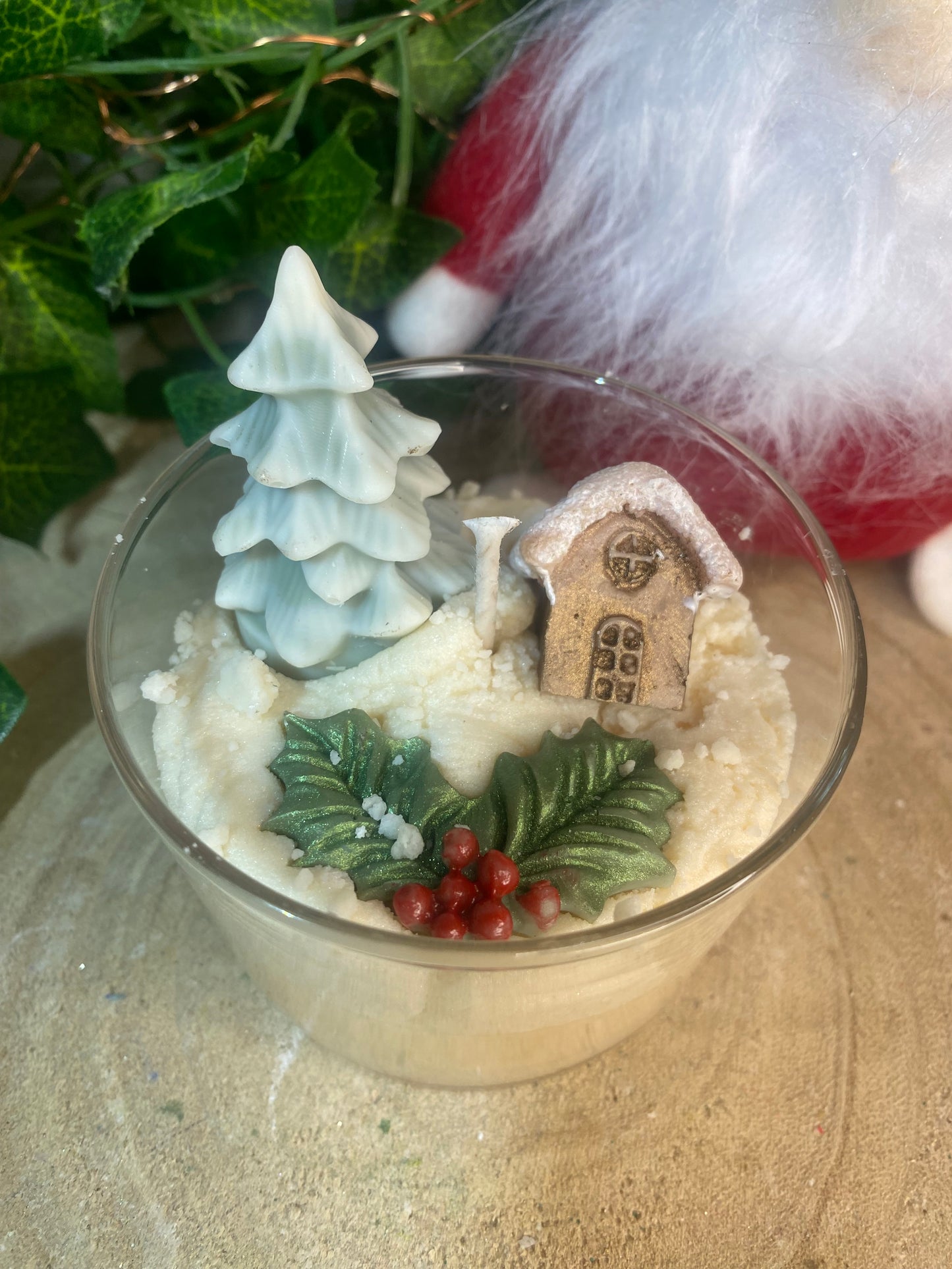 Bougie sapin de noël