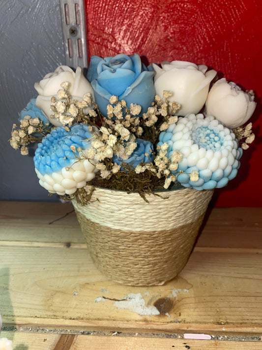 Bouquet bonbon schtroumpfs