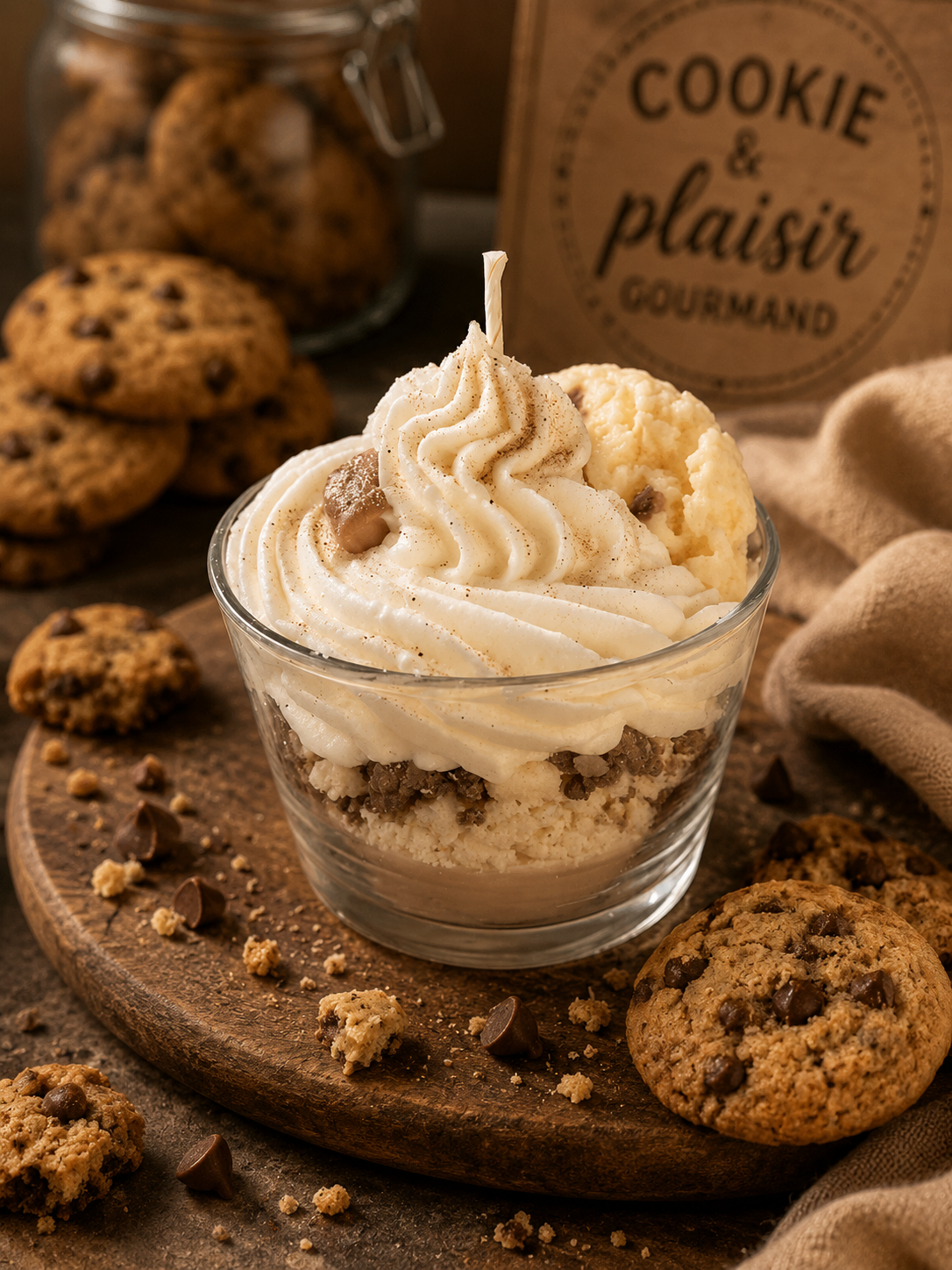Bougie cookie choco