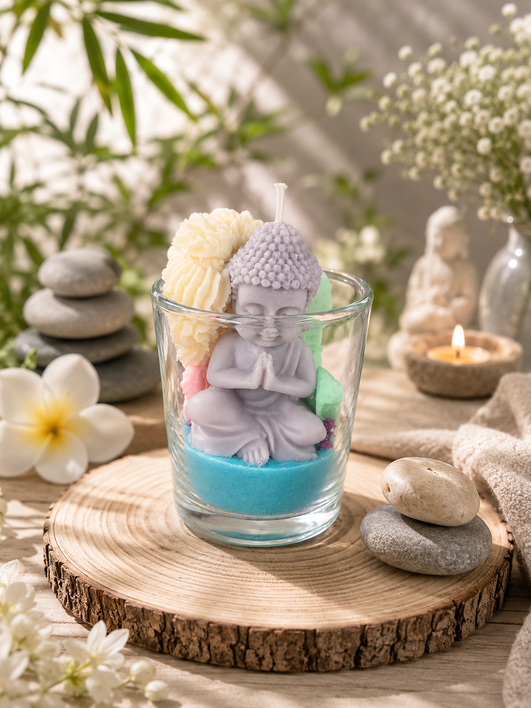 bougie bouddha 80g